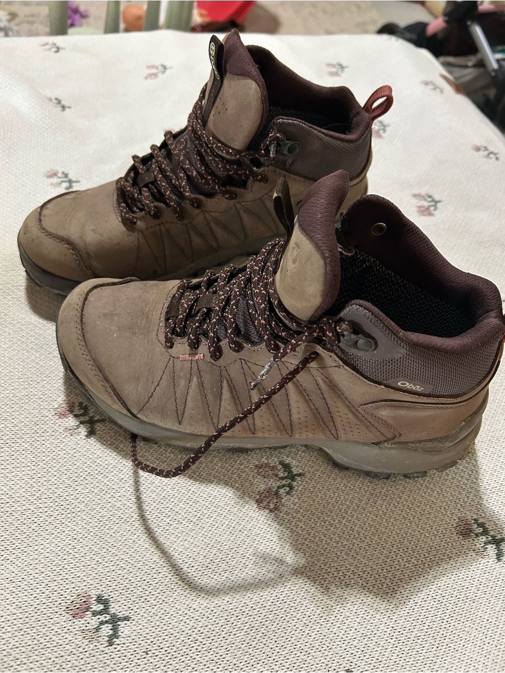 Lace-Up Women's Brown Outdoor Boots